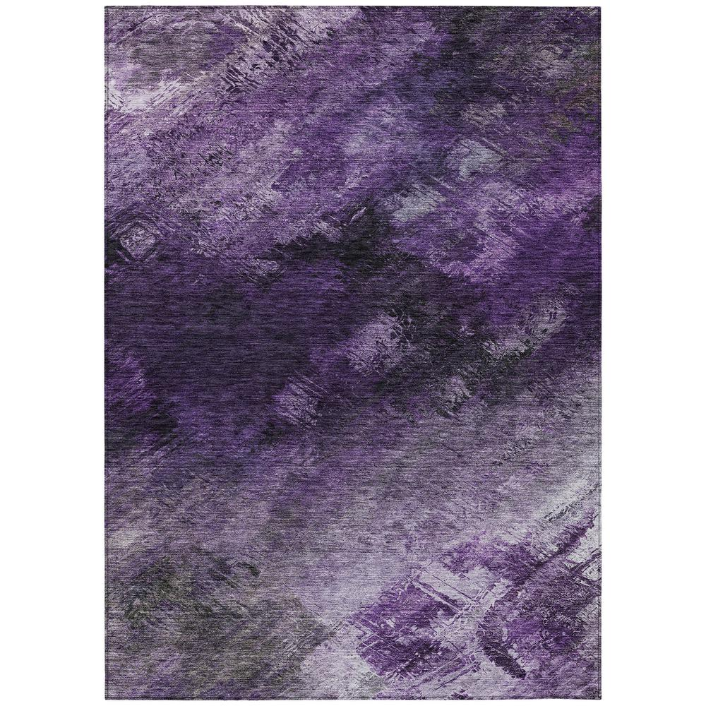 Start2Finish Chantille ACN590 purple 9x12 rug with intricate pattern and soft texture, perfect for adding color to your space.