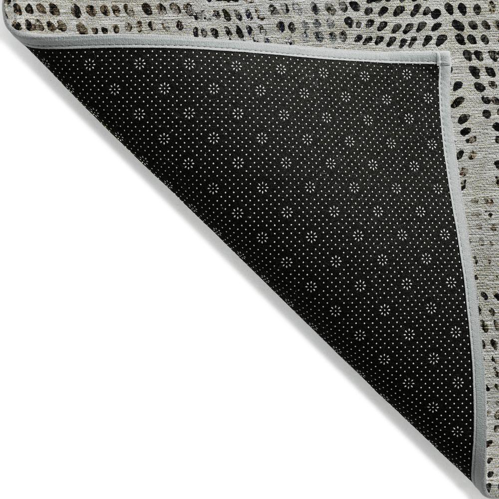 Start2Finish Chantille ACN591 gray 10x14 rug with intricate pattern, plush texture, and soft appearance on a neutral floor.