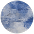 Start2Finish Chantille ACN595 blue 8x8 rug with intricate floral pattern and soft texture, perfect for living room or bedroom decor.