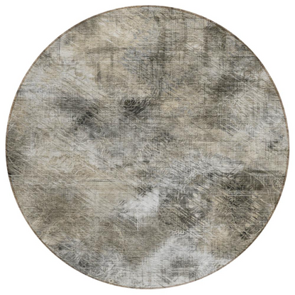 Start2Finish Chantille ACN596 brown 8x8 rug with soft, textured fabric and intricate pattern for cozy, stylish room decor.