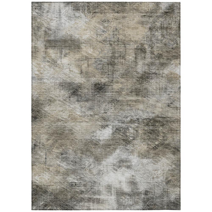 Start2Finish Chantille ACN596 brown 8x10 rug with soft, plush texture and intricate pattern, ideal for living room or bedroom decor.