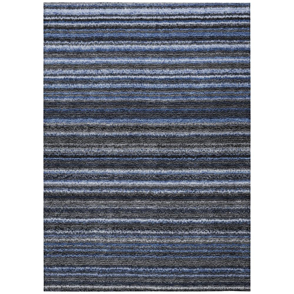 Start2Finish Chantille ACN598 blue 8x10 rug with intricate pattern and plush texture, perfect for living rooms or bedrooms.
