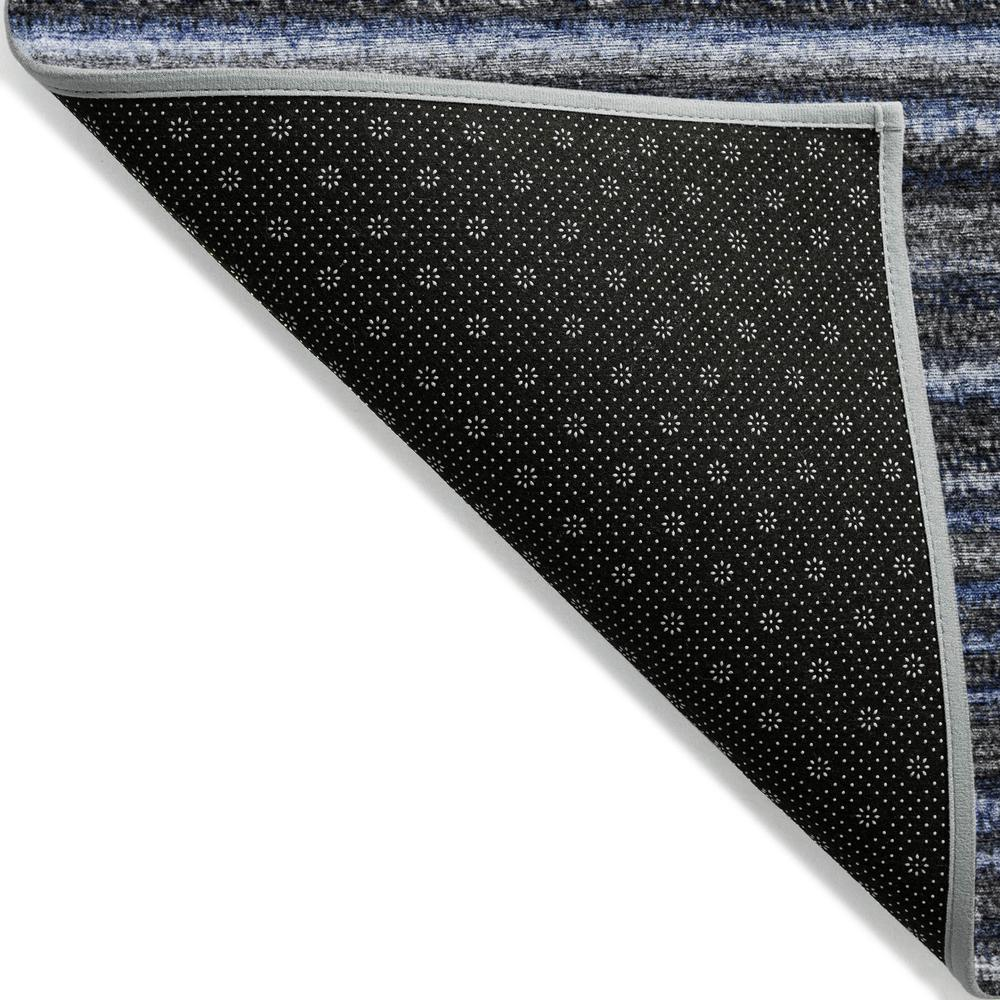 Start2Finish Chantille ACN598 blue 8x10 rug with intricate pattern, soft texture, and decorative border for living room or bedroom.