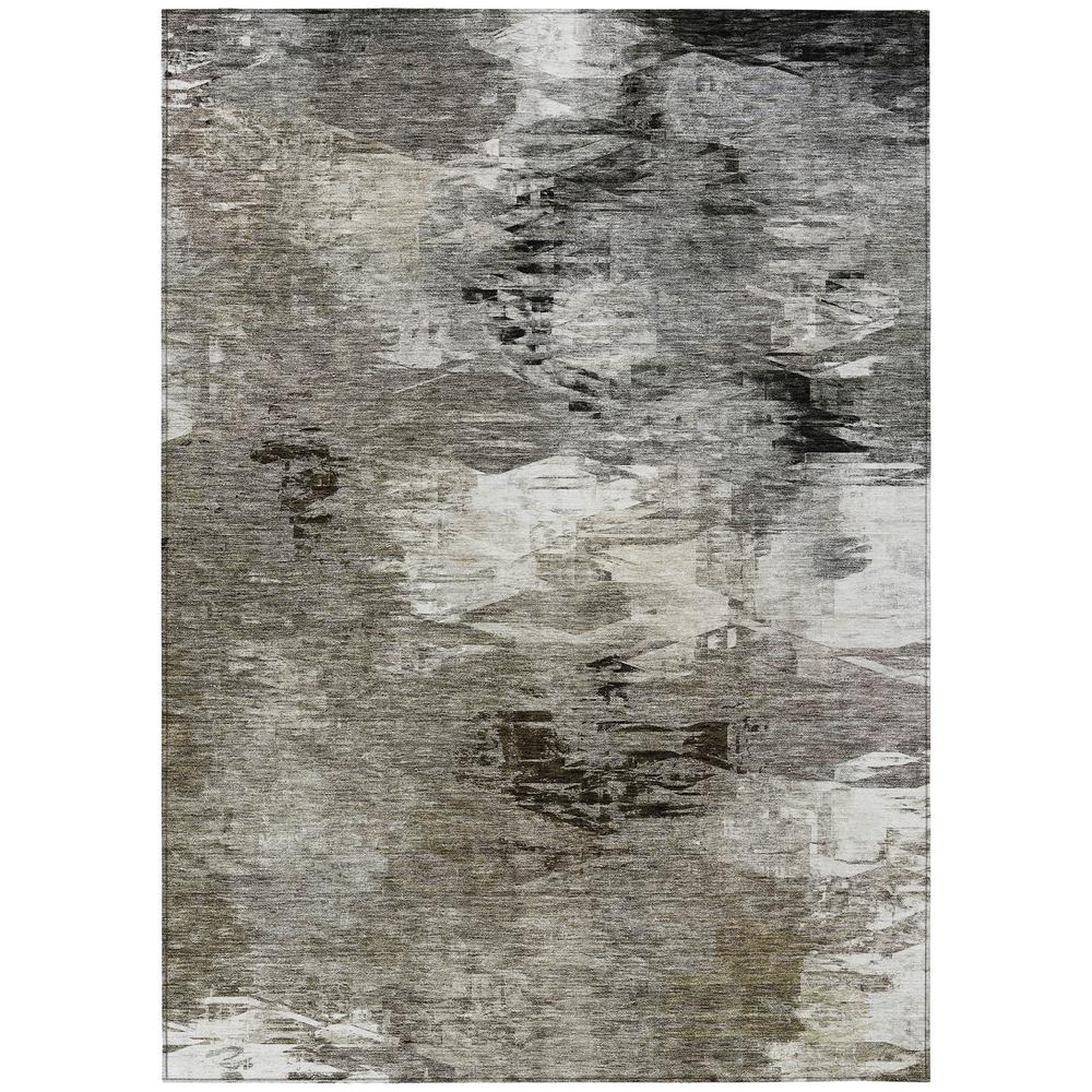 Start2Finish Chantille ACN597 brown 8x10 rug with soft, plush texture and intricate pattern for cozy home decor.