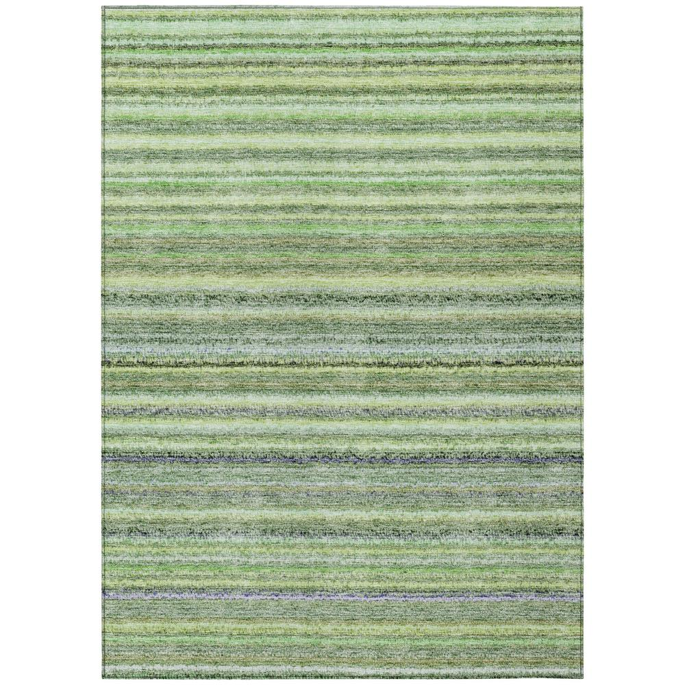 Start2Finish Chantille ACN598 green 10x14 rug with intricate pattern, plush texture, ideal for living rooms or bedrooms.