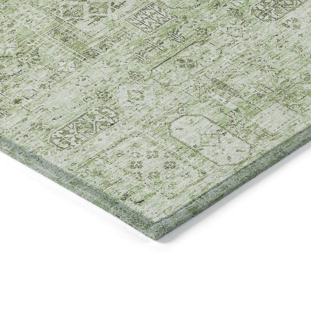 Start2Finish Chantille ACN611 green 8x10 rug with intricate patterns and soft texture, ideal for living rooms or bedrooms.
