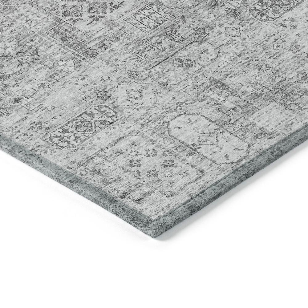 Gray Chantille ACN611 9x12 rug by Start2Finish shown with intricate patterns and soft texture on a hardwood floor.