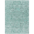 Start2Finish Chantille ACN611 teal 8x10 rug with intricate pattern, soft texture, and vibrant teal color for stylish home decor.