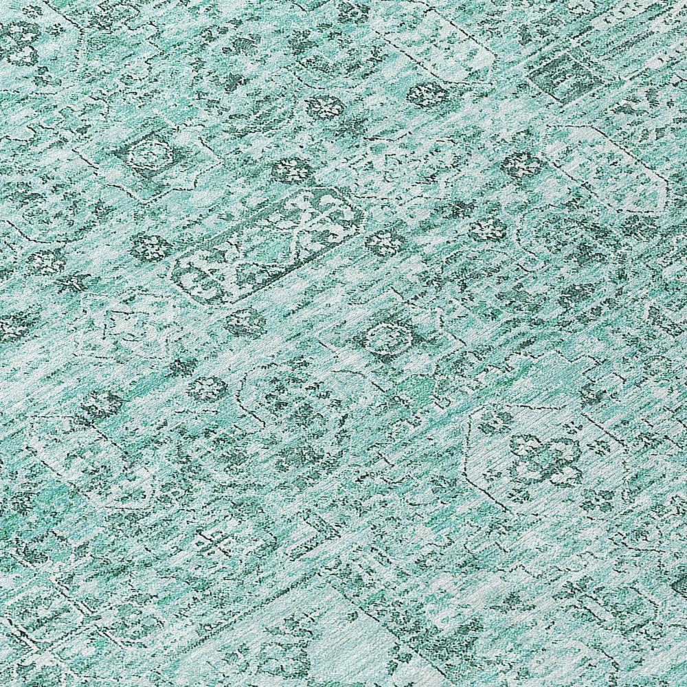 Start2Finish Chantille ACN611 teal 8x10 rug with intricate pattern, soft texture, and vibrant color for stylish home decor.