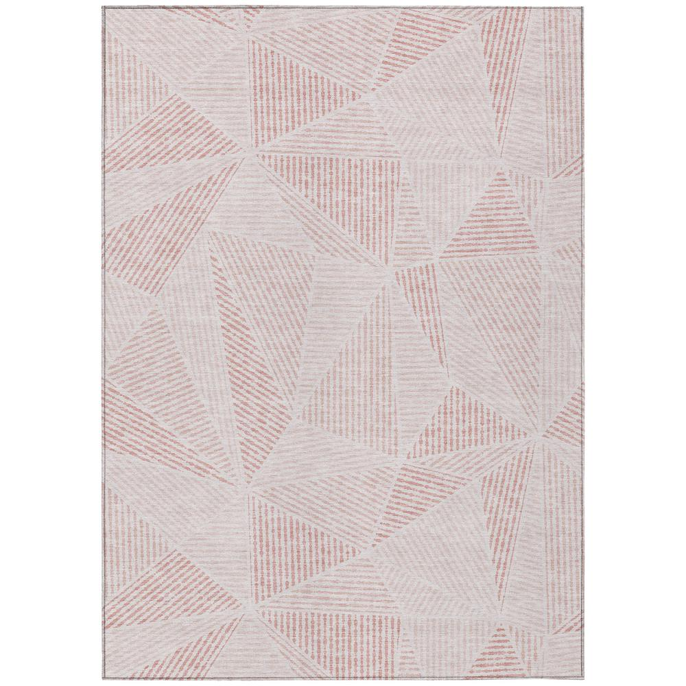 Start2Finish pink Chantille ACN618 10x14 rug with intricate pattern, soft texture, and plush pile for cozy home decor.