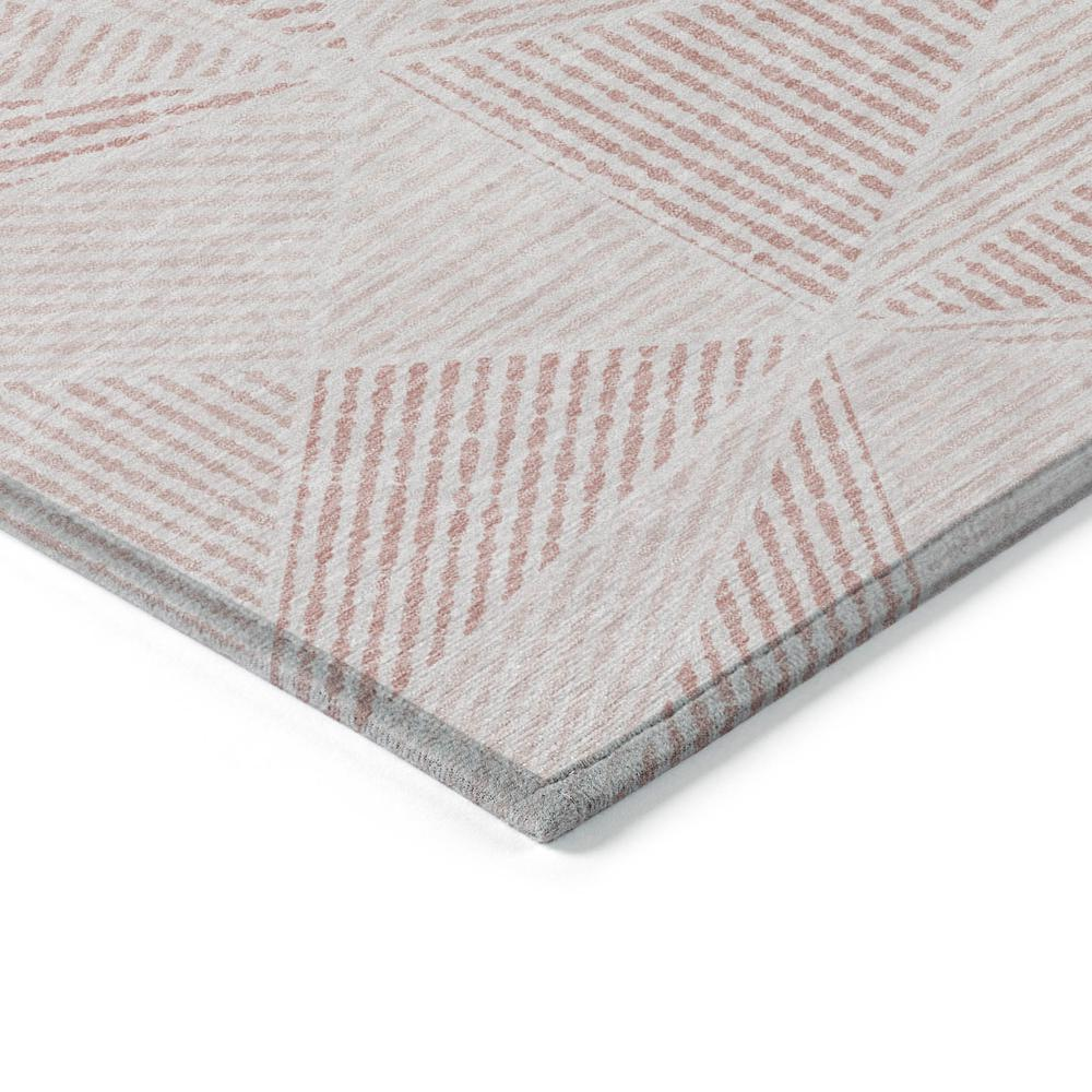 Start2Finish Chantille ACN618 pink 10x14 rug with soft, plush texture and intricate pattern, ideal for living rooms or bedrooms.