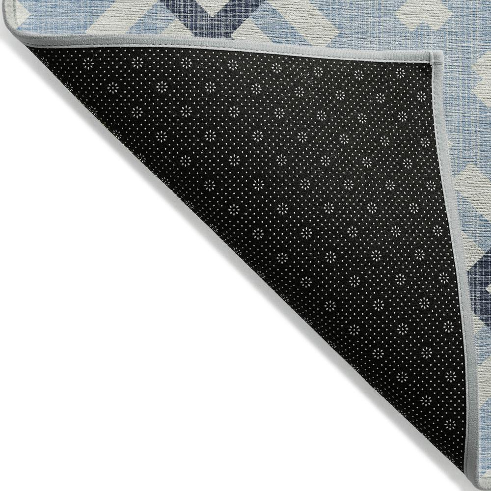 Blue Chantille ACN616 9x12 rug by Start2Finish, featuring intricate patterns and plush texture for living room decor.