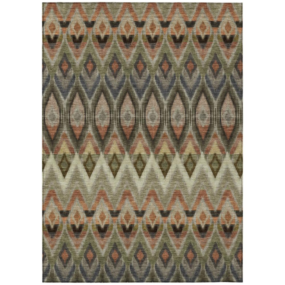 Start2Finish Chantille ACN617 brown 10x14 rug with intricate pattern and soft texture, suitable for living rooms and bedrooms.