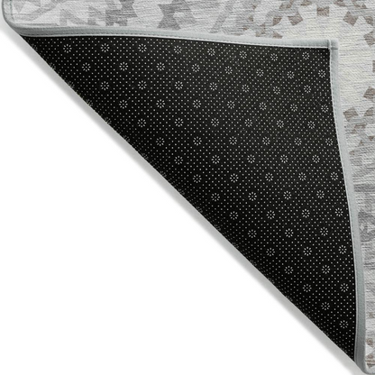 Gray Chantille ACN619 9x12 rug by Start2Finish featuring intricate patterns and plush texture on a neutral floor surface.