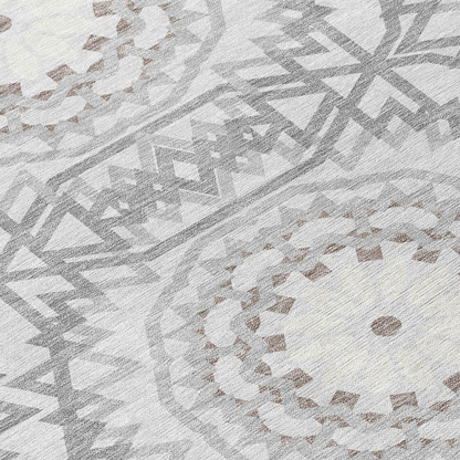 Gray Chantille ACN619 9x12 rug by Start2Finish with intricate pattern, soft texture, and plush pile for home decor.