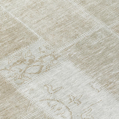 Start2Finish Chantille ACN631 brown 10x14 rug with intricate pattern, soft texture, and plush pile for cozy living spaces.
