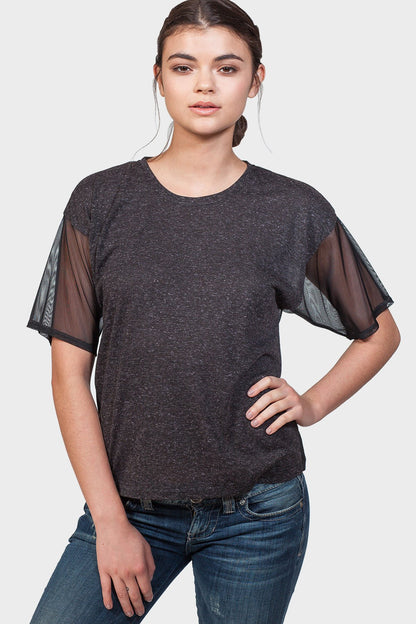 Gold Felix sexy back top, stylish blouse with open back design, perfect for trendy tops and blouses.