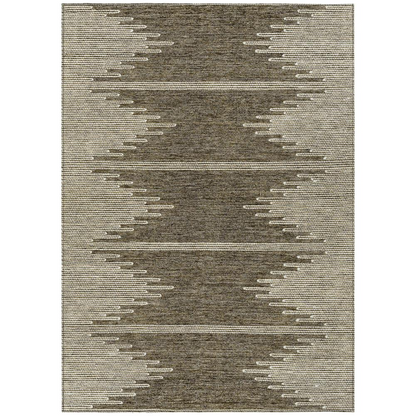 Start2Finish Chantille ACN647 brown 8x10 rug with intricate pattern and soft texture, ideal for living room or bedroom decor.