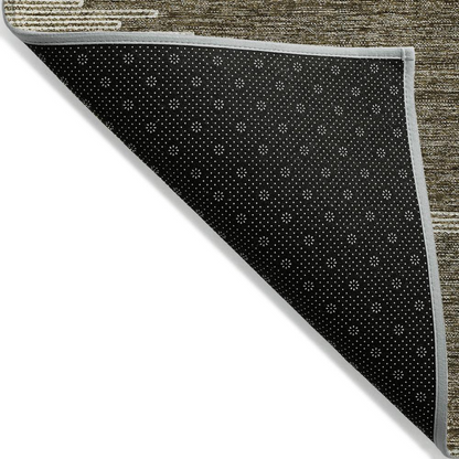 Start2Finish Chantille ACN647 brown 9x12 rug with a soft, textured pattern, perfect for adding warmth and style to living rooms.