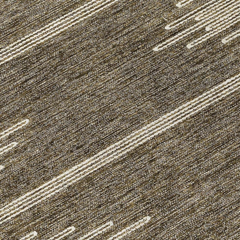 Start2Finish Chantille ACN647 brown 9x12 rug with intricate pattern, soft texture, and plush pile suitable for living rooms or bedrooms.