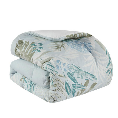 Start2Finish 6-piece oversized cotton comforter set with matching throw pillow, soft and breathable bedding ensemble for bedroom.