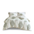 Start2Finish 3-piece cotton blend chenille duvet cover set with matching pillow shams, featuring soft textured chenille fabric.