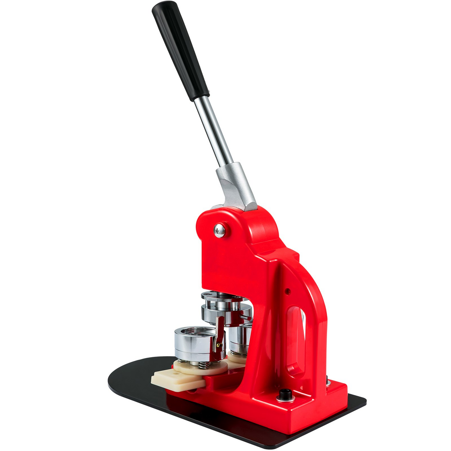 Start2Finish VEVOR 32mm button maker machine with badge punch, button parts, circle cutter, and DIY children gift kit.