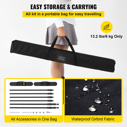 Start2Finish VEVOR 10x8 ft adjustable backdrop banner stand for trade shows and photo booths, with step and repeat design.