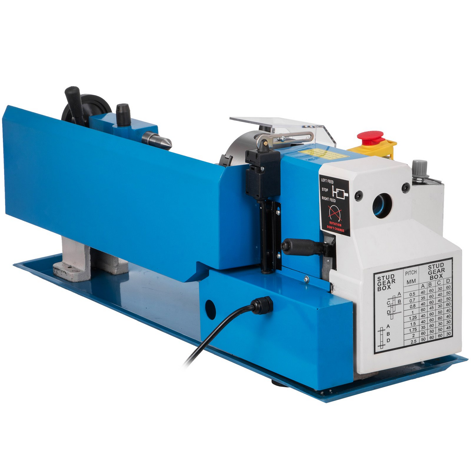 Start2Finish VEVOR compact metal lathe with 7" x 14" bed, adjustable speed, 3-jaw chuck, ideal for metalworking projects.