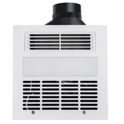 Start2Finish VEVOR bathroom exhaust fan with 1500W heating, 110 CFM ventilation, low noise, energy-efficient ceiling fan for home.