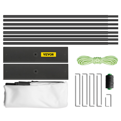 Start2Finish 150-inch portable VEVOR projector screen with stand, 16:9 aspect, outdoor and indoor use, easy to assemble with storage bag