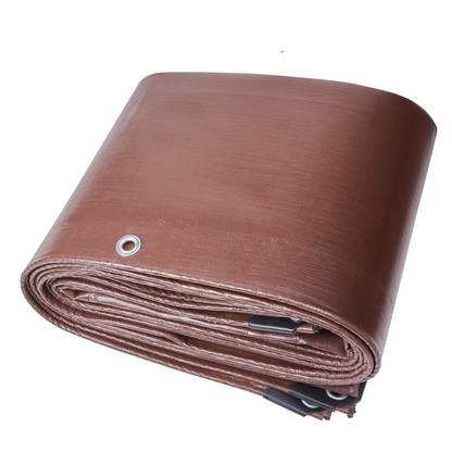 Start2Finish VEVOR 20x40 ft waterproof poly tarp with grommets, reinforced edges, ideal for truck, RV, boat, and outdoor camping.