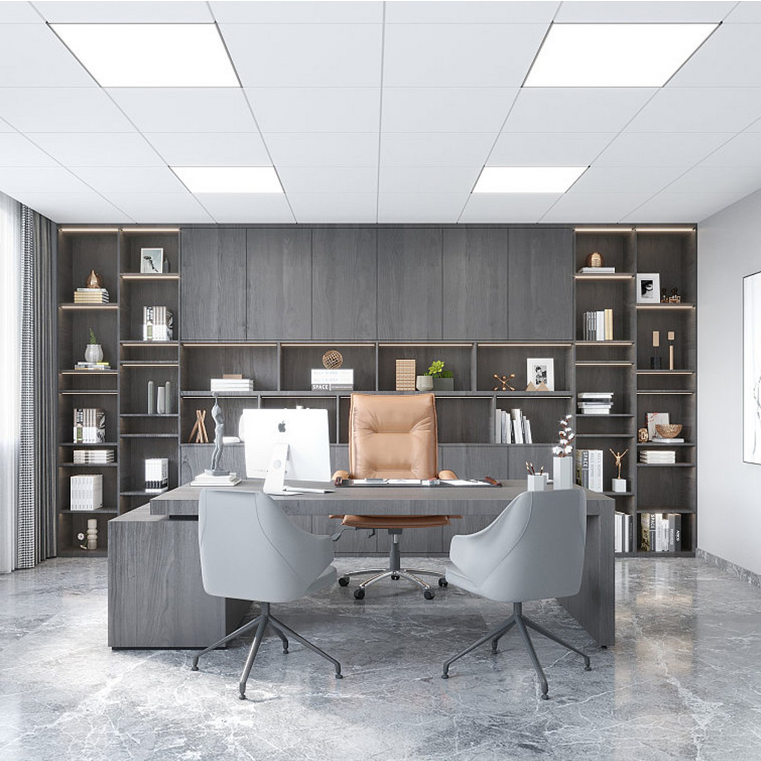 Start2Finish VEVOR 2x4 ft LED flat panel light with adjustable color temperature, ultra-thin surface mount ceiling fixture, 6000 lumens