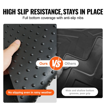 Start2Finish VEVOR truck bed mat for Ford F150 2015-2023, rubber bed liner with all-weather, slip-resistant, 66.5" x 64" size.