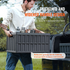 Start2Finish VEVOR collapsible plastic storage bins with lids, 65L, stackable utility crates for clothes, toys, shoes, and organization