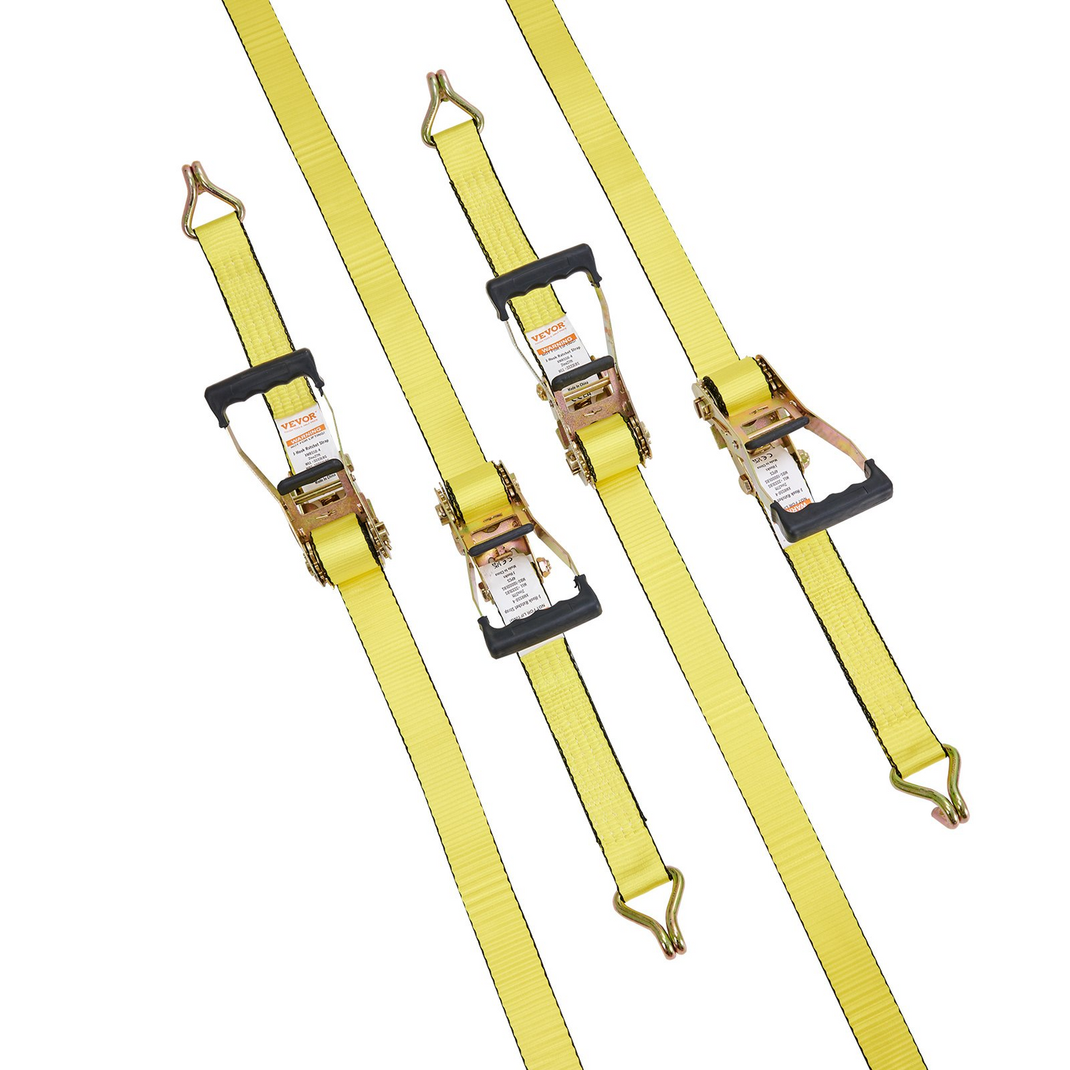 Start2Finish VEVOR ratchet tie down straps, 4-pack, 2" x 27&