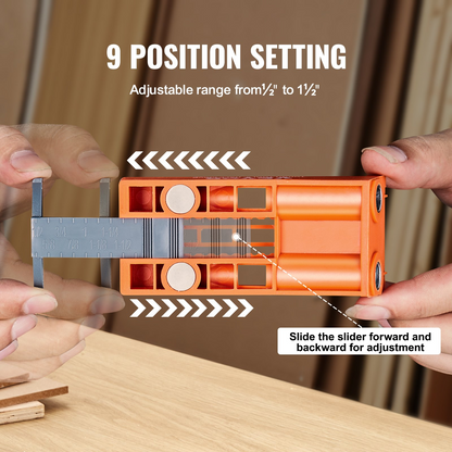 Start2Finish VEVOR Pocket Hole Jig with 56 pieces, including C-clamp, drill bits, screws, and tools for DIY carpentry projects.