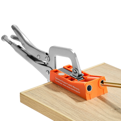 Start2Finish VEVOR Pocket Hole Jig set with mini jig, 9-inch C-clamp, drill, screws, and tools for DIY carpentry projects.