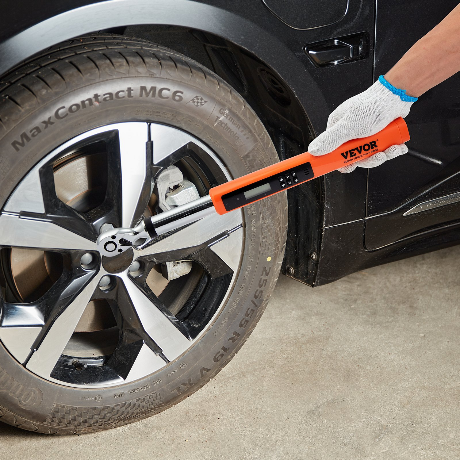 Start2Finish VEVOR digital torque wrench kit with 3/8" drive, adjustable torque, LED buzzer, and calibration for precise tightening.