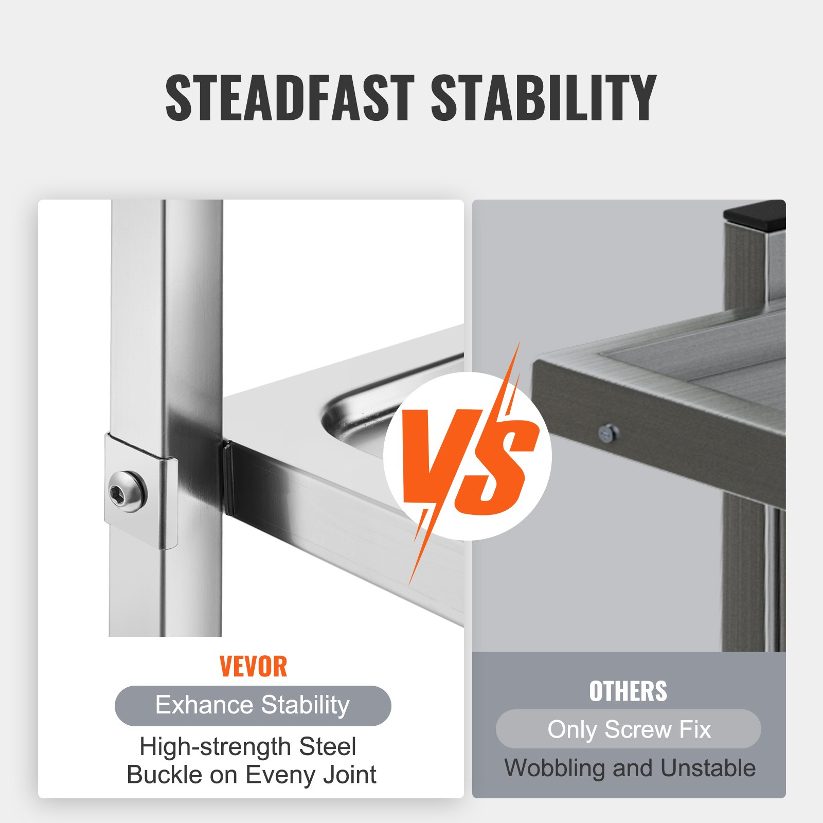 Start2Finish VEVOR stainless steel 3-layer lab utility cart with lockable wheels, suitable for lab, clinic, kitchen, or salon use.