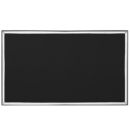 Start2Finish 120-inch 16:9 projector screen with fixed frame for 4K HDTV movies and 3D entertainment viewing