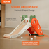Start2Finish toddler slide with climbing ladders, basketball hoop, raised handrail, and anti-slip strip for indoor outdoor play for kids.