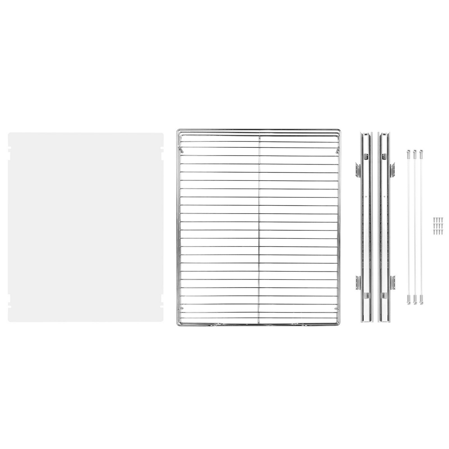 Start2Finish VEVOR 15.5x21-inch heavy-duty steel pull-out cabinet organizer with sliding drawers for pantry or under sink storage.