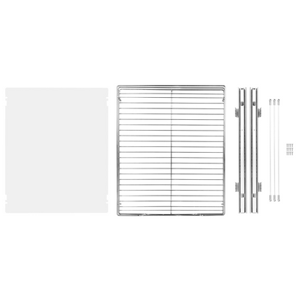 Start2Finish VEVOR 15.5x21-inch heavy-duty steel pull-out cabinet organizer with sliding drawers for pantry or under sink storage.