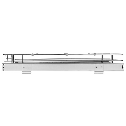 Start2Finish VEVOR 15.5" pull-out cabinet organizer with steel slide-out drawers for under sink or pantry storage.