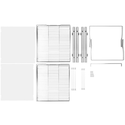 Start2Finish VEVOR 2-tier pull-out cabinet organizer with steel slide-out shelves for pantry storage in a home kitchen.