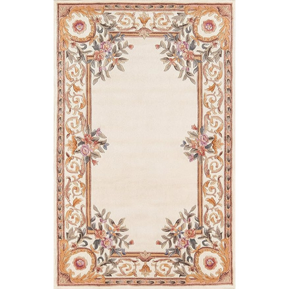 Start2Finish ivory transitional rectangle area rug, 3&
