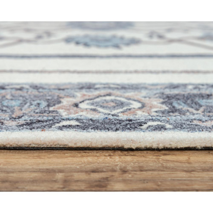 Hand-tufted 8x10 rectangle rug by Start2Finish with intricate pattern and soft texture, ideal for living room or bedroom decor.