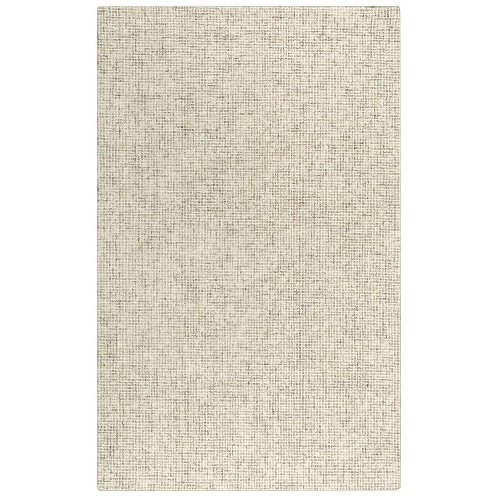 Hand tufted loop pile wool rug in 5&