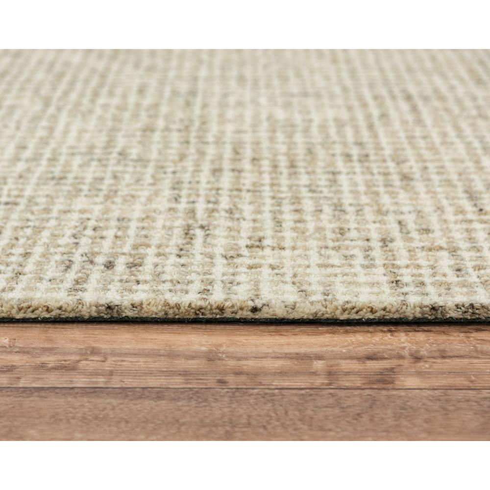 Hand tufted loop pile wool rug in 5&